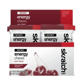 Skratch Labs | Sport Energy Chews Sour Cherry (50Mg Caffeine)