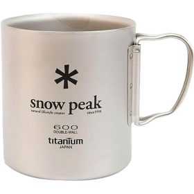 Snow Peak Titanium Double Wall Cup 600 One Color, One Size