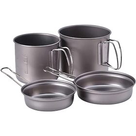 Snow Peak Trek Combo Titanium Cookset One Color, One Size