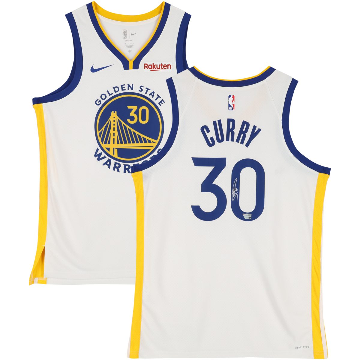 Stephen Curry Golden State Warriors Autographed White Nike 2022-23 Association Edition Swingman Jersey - JSA