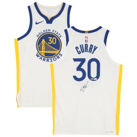 Stephen Curry Golden State Warriors Autographed White Nike Association Edition Authentic Jersey - Signed in Black Ink - JSA