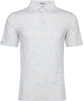 Straight Down Coachella Men's Golf Polo - White, Size: Small