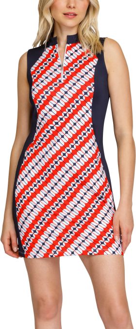 Tail Activewear Womens Cove 36.5 Inch Sleeveless Golf Dress - Red, Size: X-Large