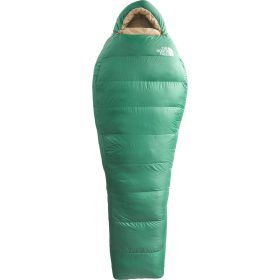 The North Face Trail Lite Sleeping Bag: 0F Down Deep Grass Green/Khaki Stone/NPF, Long/Right Zip