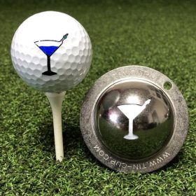 Tin Cup Golf Ball Stencil