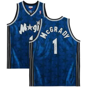 Tracy McGrady Orlando Magic Autographed 2000-2001 Blue Mitchell & Ness Authentic Jersey