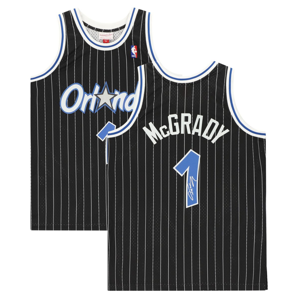 Tracy McGrady Orlando Magic Autographed Black 2003 Mitchell & Ness Swingman Jersey