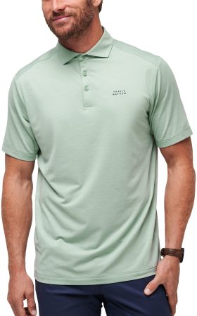 TravisMathew Heater Pro Men's Golf Polo - Green, Size: Large