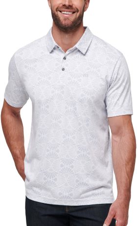 TravisMathew Hidden Spots Men's Golf Polo - White, Size: Medium