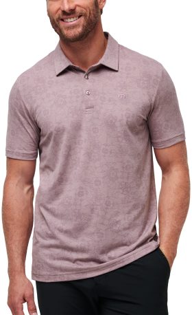 TravisMathew New Destination Men's Golf Polo - Purple, Size: Small