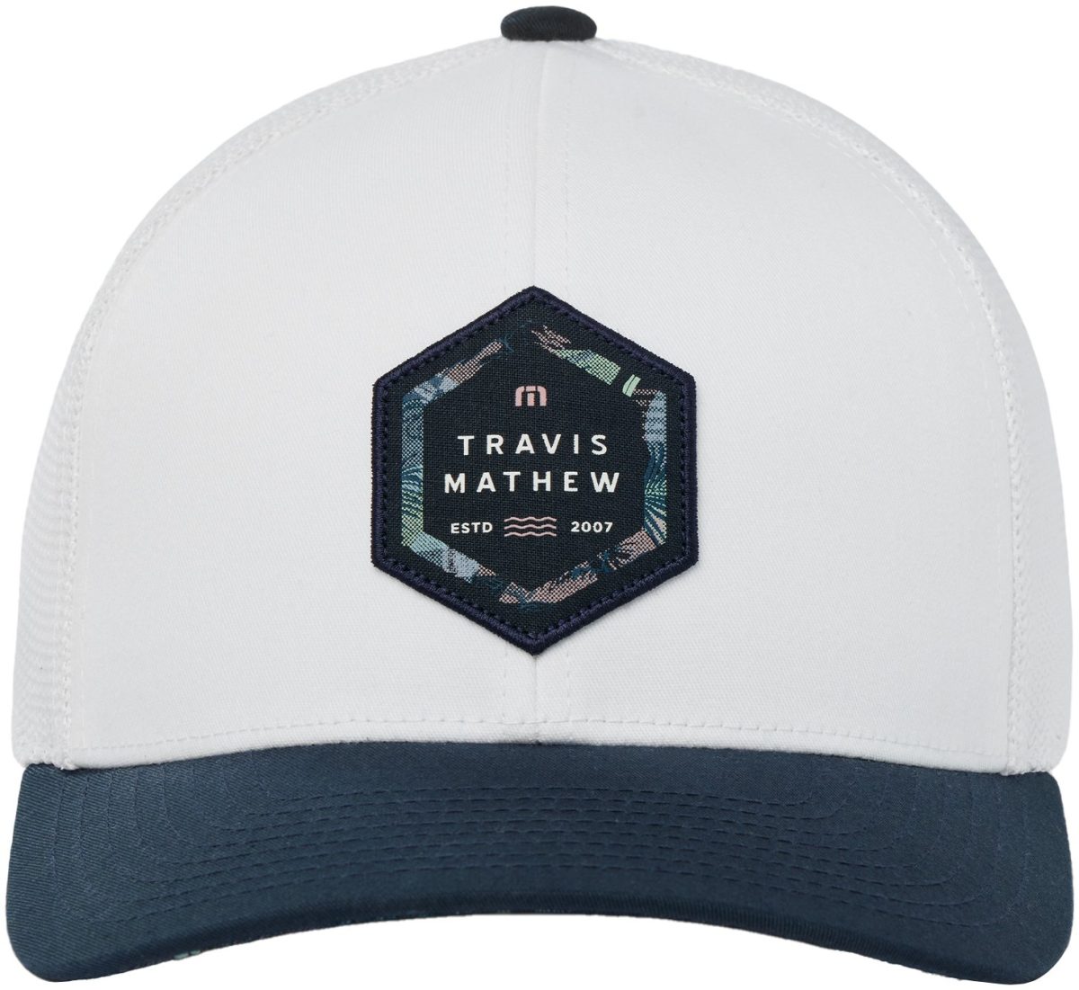 TravisMathew Summer Season Snapback Men's Golf Hat - White, Size: One Size