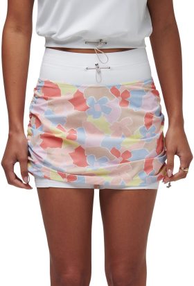 TravisMathew Womens Dune Grass Printed Golf Skort - Multicolor, Size: Medium