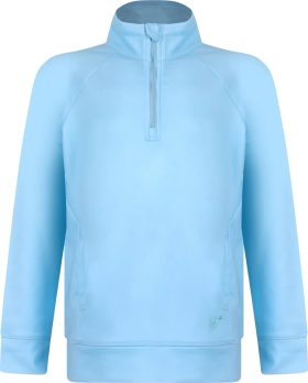 Turtles & Tees Junior Boys Wiley Golf Pullover - Blue, Size: Small (5/6)