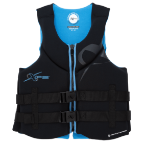 XPS Segmented Neoprene Life Jacket - Black/Pow Blue - M/L