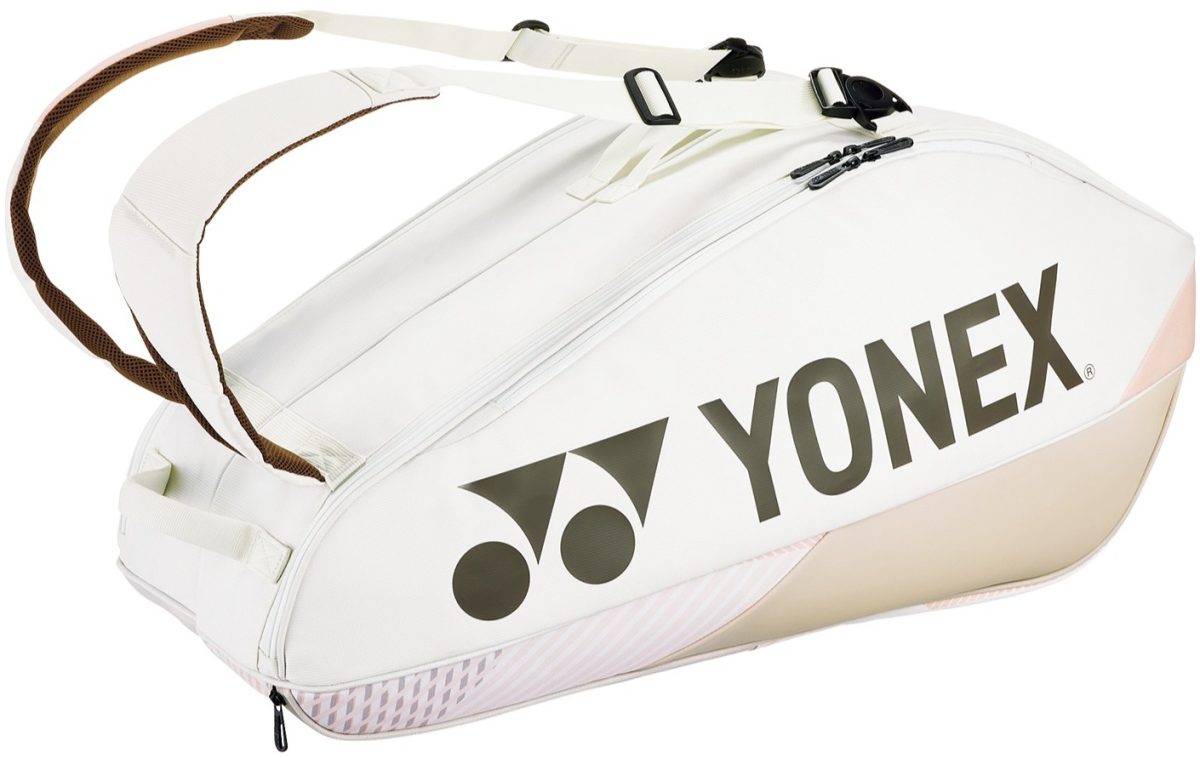 Yonex Pro 6 Racquet Tennis Bag (Sand Beige)