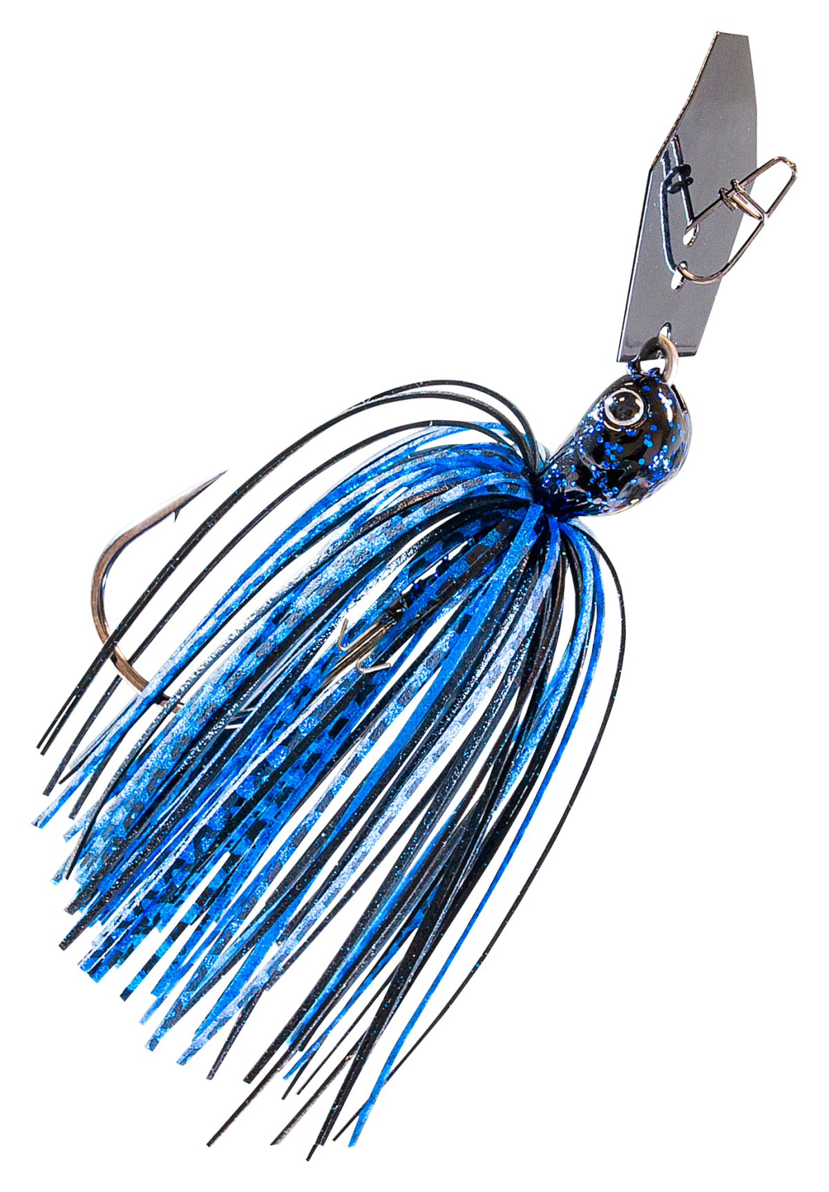 Z-Man Chatterbait Jack Hammer Evergreen Custom Bladed Jig - 1-1/4 oz. - Black Blue