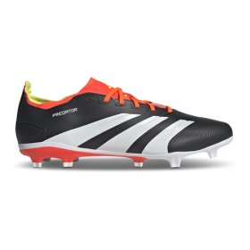 adidas Mens adidas Predator League L FG - Mens Soccer Shoes Black/White/Solar Red Size 11.0