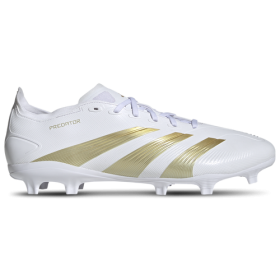 adidas Mens adidas Predator League L FG - Mens Soccer Shoes White/Gold Size 7.5