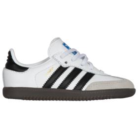 adidas Originals Boys adidas Originals Samba - Boys' Toddler Soccer Shoes White/Core Black Size 5.0