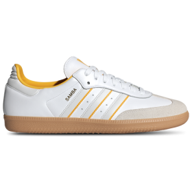 adidas Originals Mens adidas Originals Samba - Mens Shoes Crystal White/White/Crew Yellow Size 11.5