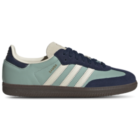 adidas Originals Womens adidas Originals Samba OG - Womens Running Shoes Hazy Green/Cream White/Night Indigo Size 8.5