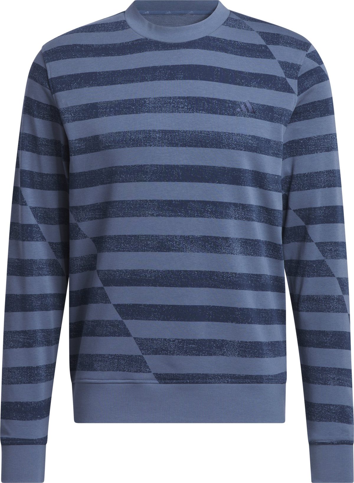 adidas Ultimate365 Printed Crewneck Men's Golf Sweatshirt - Blue, Size: Small