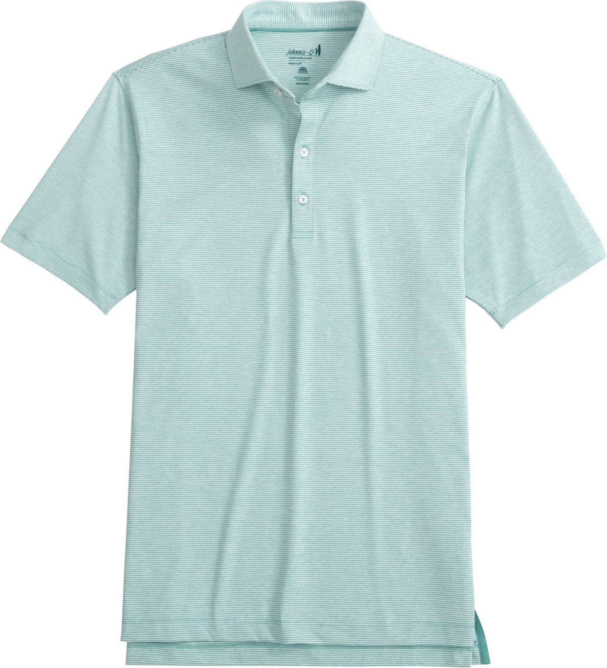 johnnie-O Lyndonn Stripe Men's Golf Polo - Green, Size: Large