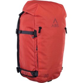 ABS Avalanche Rescue Devices ZipOn 30L Pack Burned Red, One Size