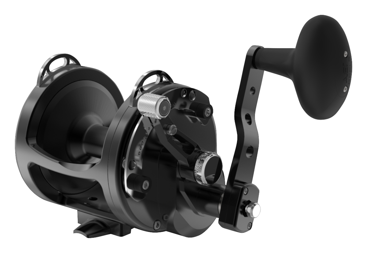 Avet HX Series G2 Raptor Lever Drag Conventional Reel - Black - 5.4:1/1.9:1