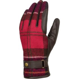 Barbour Newbrough Tartan Glove Red Tartan, XL