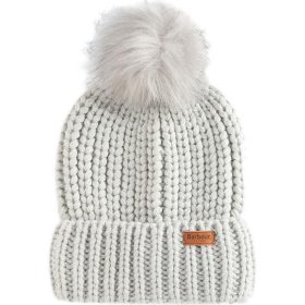 Barbour Saltburn Beanie Ice White, One Size