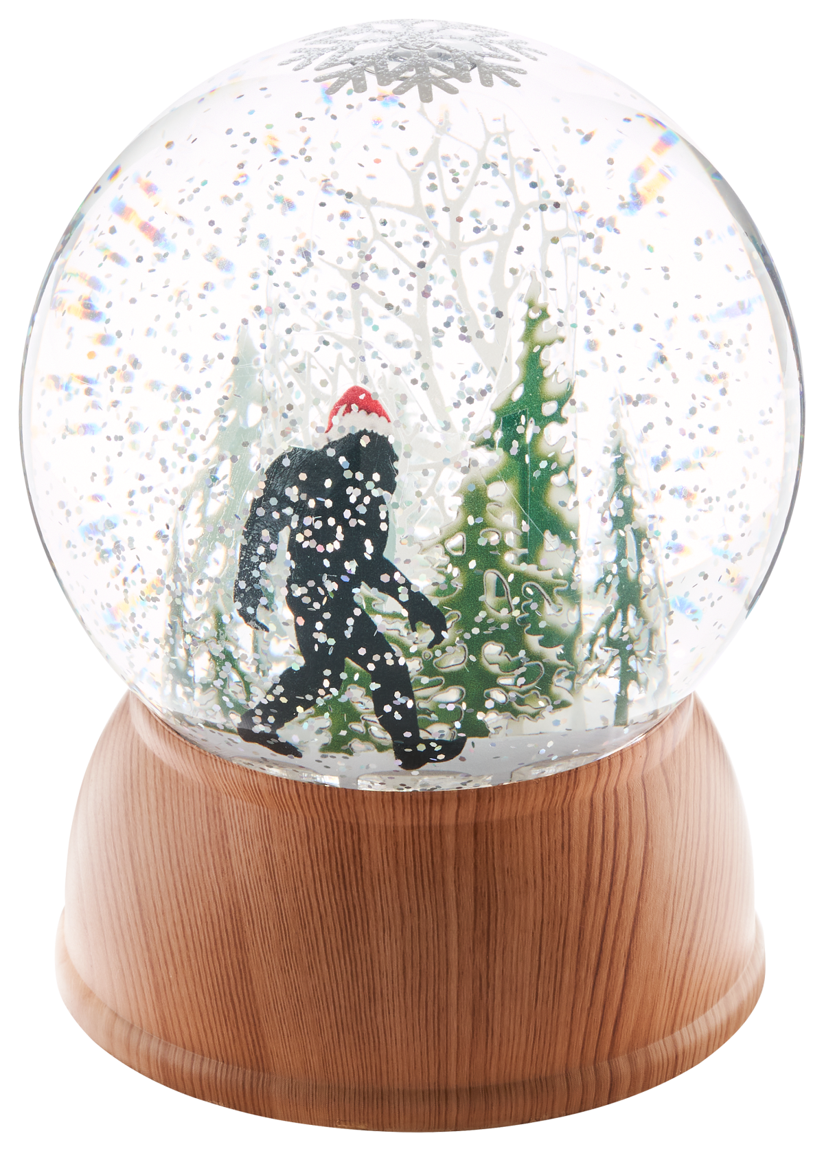 Bass Pro Shops Bigfoot Scene Lighted Snow-Globe Lantern