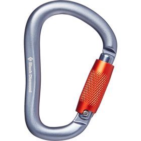 Black Diamond RockLock Twistlock Carabiner Gray, One Size