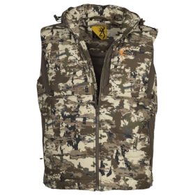 Browning Wicked Wing Hooded Insulated Vest for Men - Browning AURIC Concealment - L