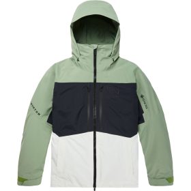 Burton AK GORE-TEX Swash Jacket - Men's Hedge Green/Stout White/True Black, M