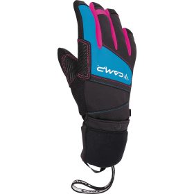 CAMP USA G Comp Warm Glove - Women's Black/Light Blue/Fuchsia, S