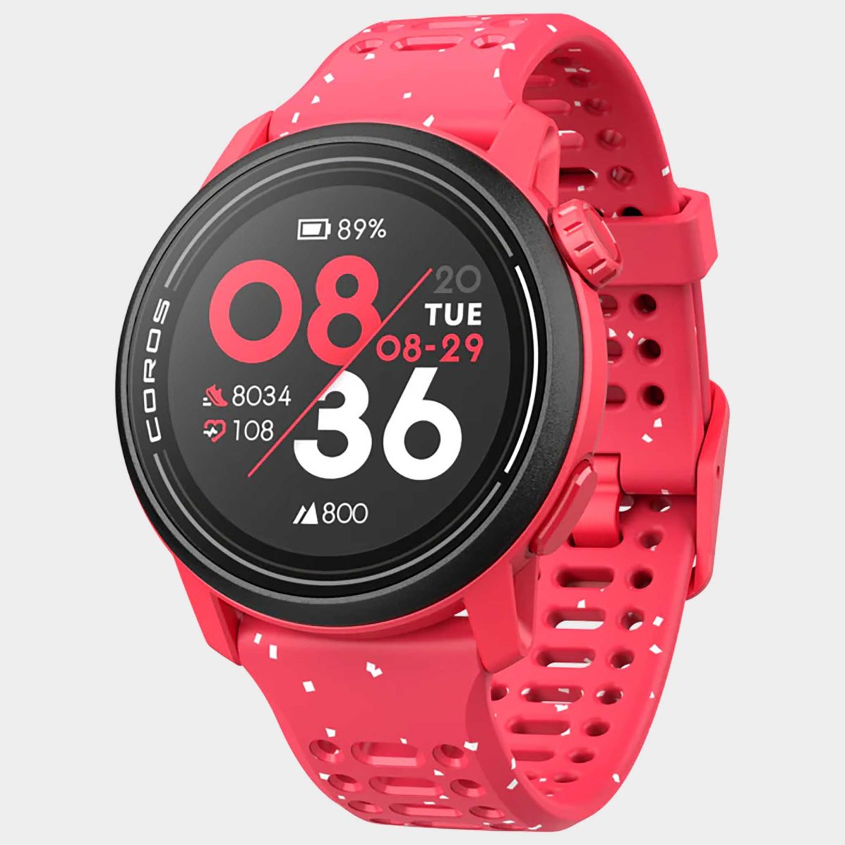 COROS Pace 3 GPS Sport Watch GPS Watches Red with Red Silicone