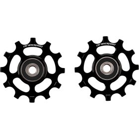 CeramicSpeed 12 Tooth Aluminum Pulley Wheels - Coated Black/SRAM, 12-Speed, AXS Road