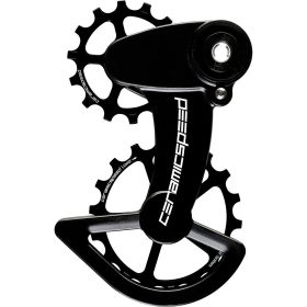 CeramicSpeed Oversized Pulley Wheel System X - Coated Black, SRAM Force/Rival T3 Clutch