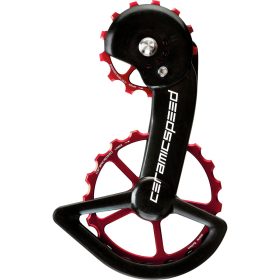 CeramicSpeed Oversized Pulley Wheel System X - Coated Red, Shimano RX800/805