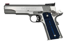 Colt Gold Cup Lite Semi-Auto Pistol - .45 ACP - G10 Checkered Blue