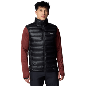 Columbia Arctic Crest Down Vest for Men - Black - S