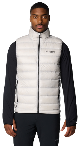 Columbia Arctic Crest Down Vest for Men - Nimbus Grey - S