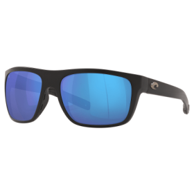 Costa Del Mar Broadbill 580G Glass Polarized Sunglasses - Matte Black/Blue Mirror - Large