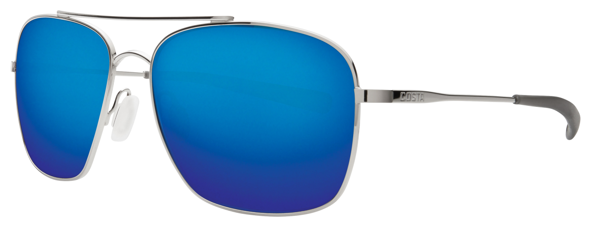 Costa Del Mar Canaveral 580G Polarized Sunglasses - Palladium/Blue Mirror