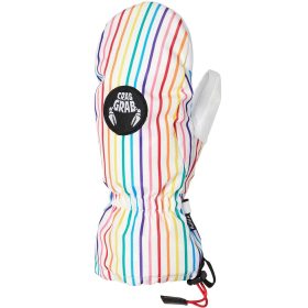 Crab Grab Cinch Mitten - Kids' Rainbow Stripes, S