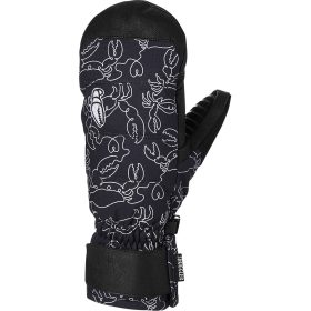 Crab Grab Snuggler Mitten - Women's Crab Doodle Black, L