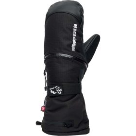 Death Grip Glove Co. Werewolf Long Cut Mitten Black, XS