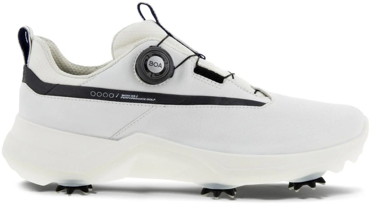 ECCO BIOM G5 BOA Golf Shoes - White/Black -