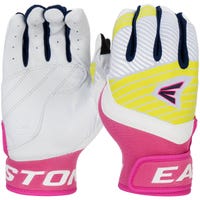 Easton Walk-Off Ethos 80's Youth Batting Gloves in Pink Size Large